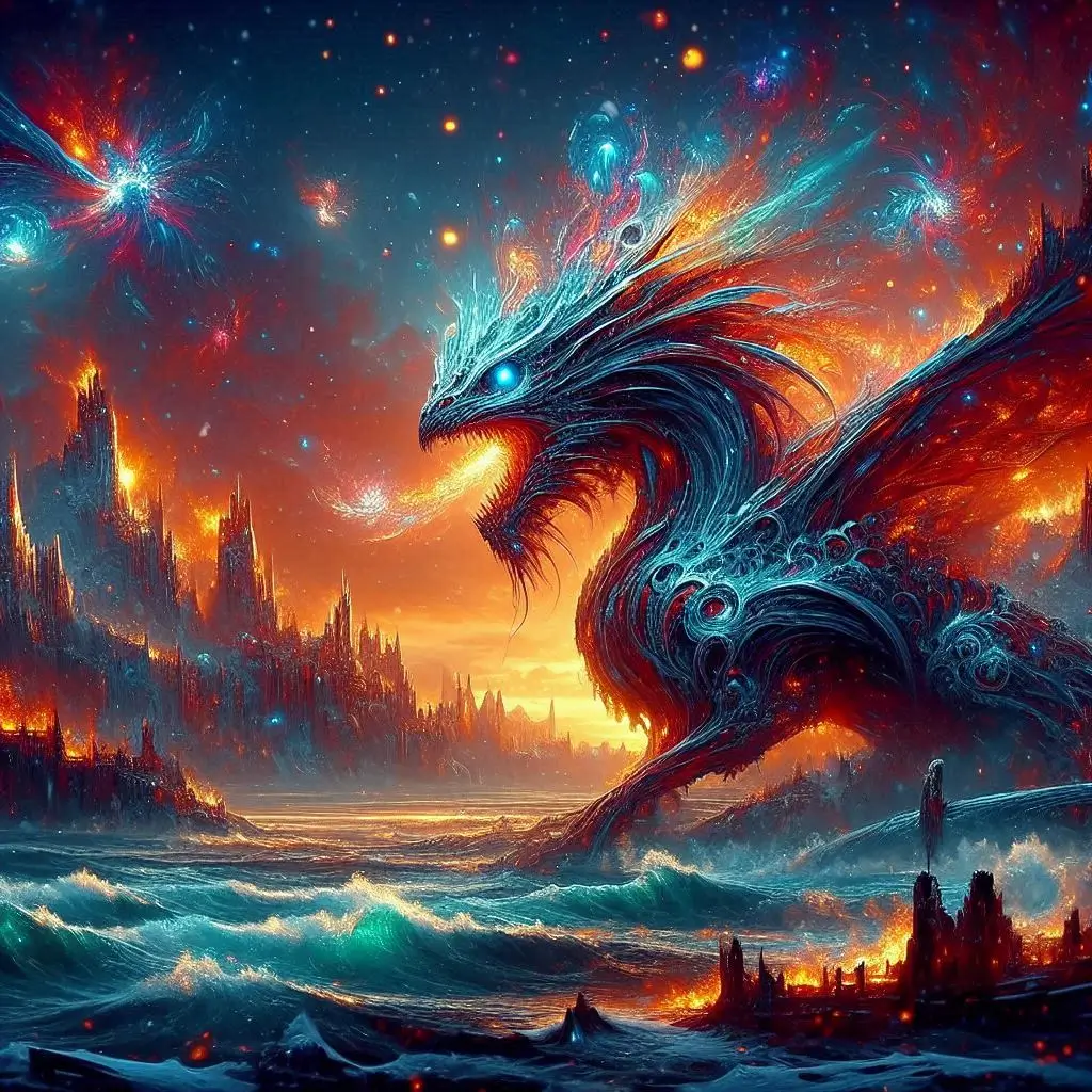 ai-art-dragon-in-space-roaring