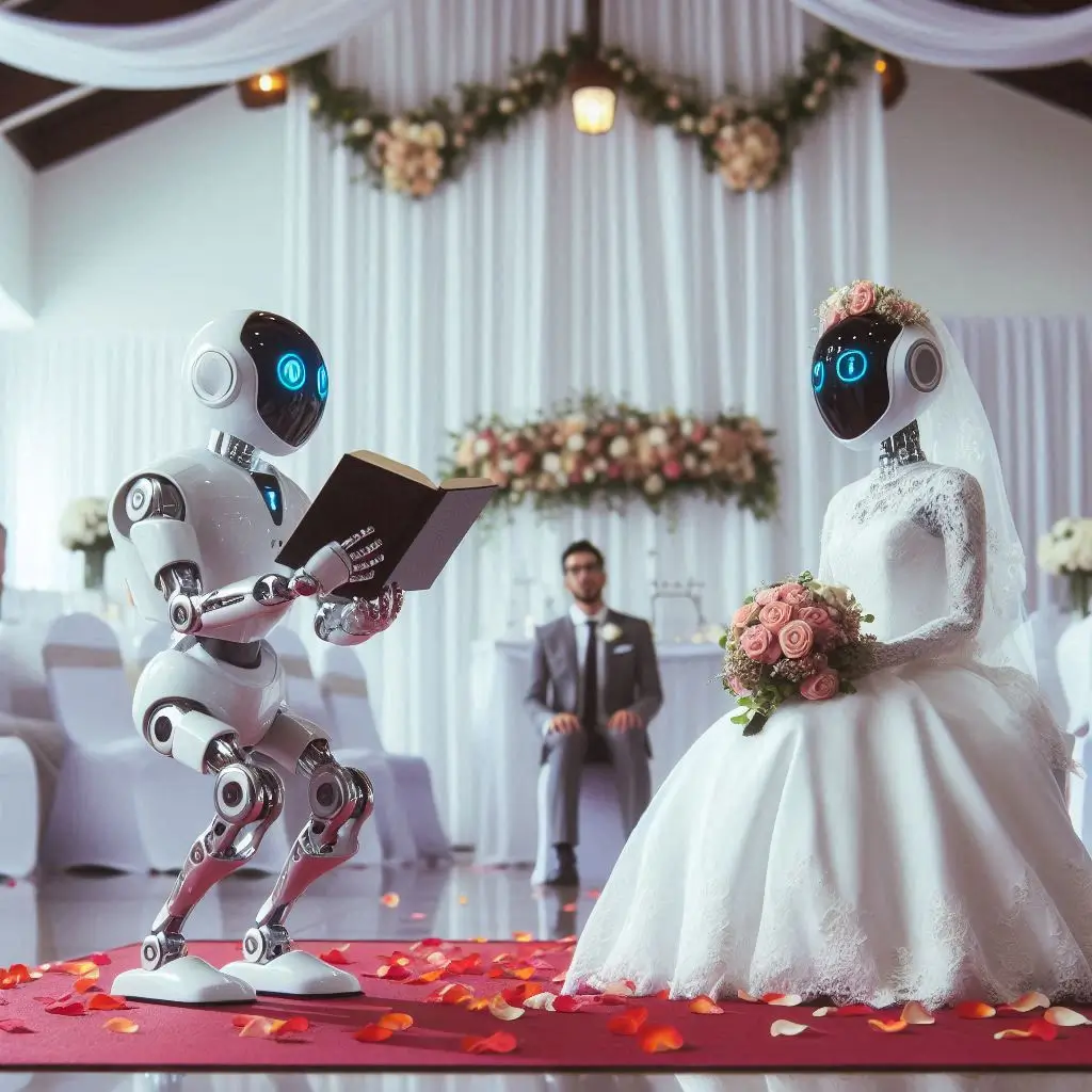 artificial-intelligence-debate-topics-will-ai-accelerate-online-dating-a-robot-getting-married